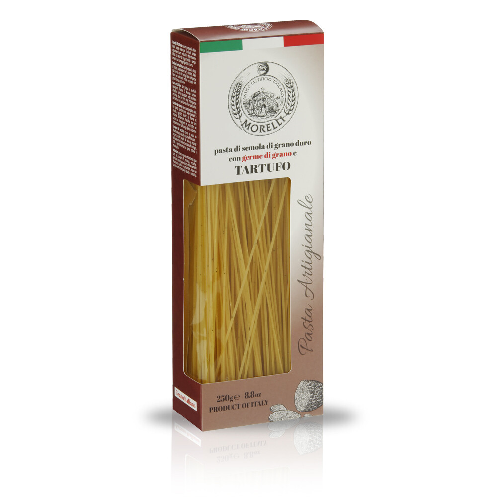Pasta di semola con germe di grano e tartufo MORELLI, 250 g.