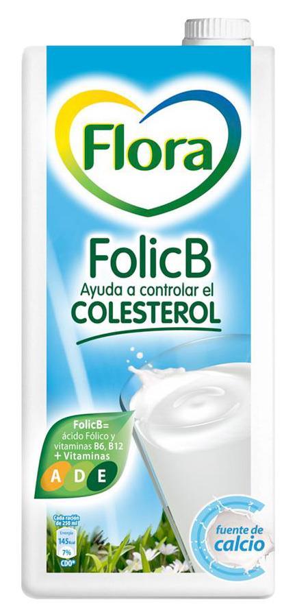 FLORA FOLIC B entera reduce el colesterol.