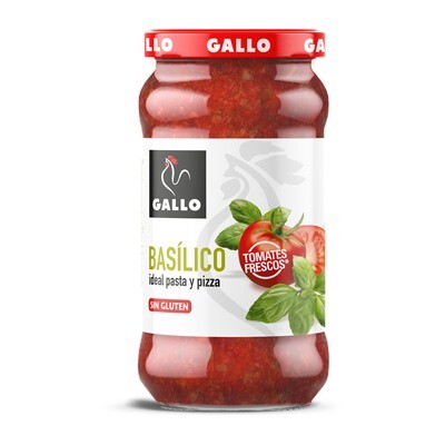 Salsa basílico con tomates frescos GALLO 350 g.