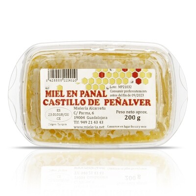 Miel en panal CASTILLO DE PEÑALVER 200 g.