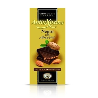 Chocolate negro con almendras ANTIU XIXONA