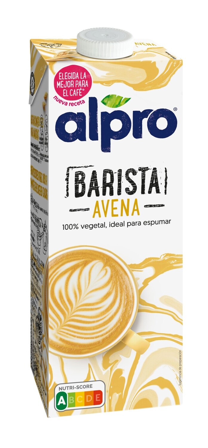 Bebida 100% vegetal Barista de avena ALPRO de DANONE, 1 litro.