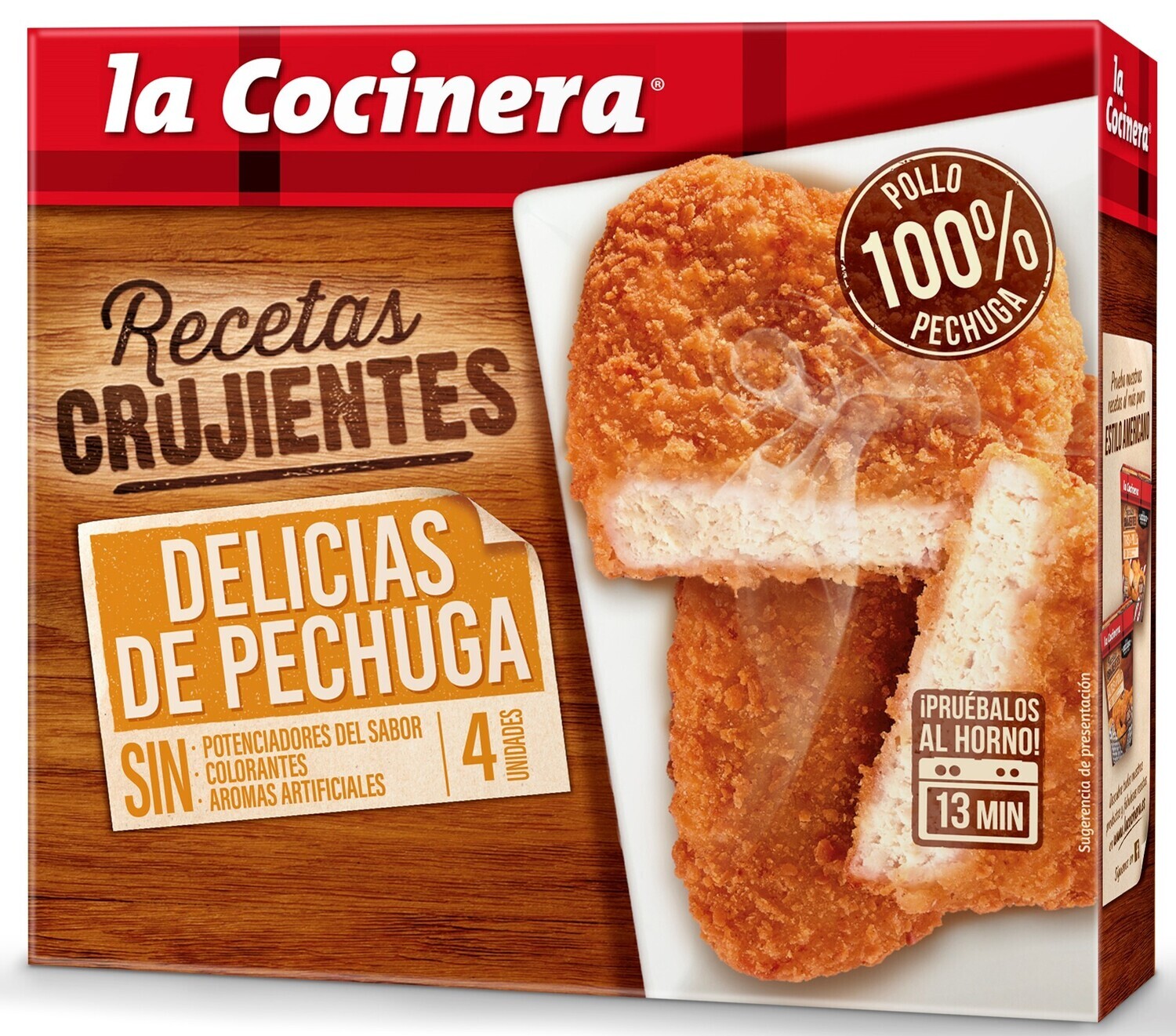 Pechuga Empanada La Cocinera 4 Uds