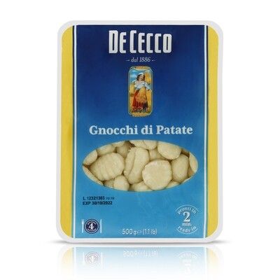 Gnocchi di patate DE CECCO, 500 g.