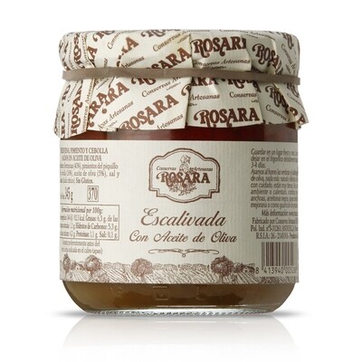Escalivada con aceite de oliva ROSARA, 370 g.