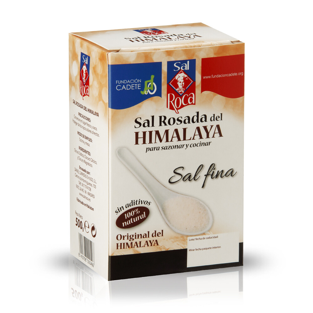 Sal rosada del Himalaya ROCA, 500 g.