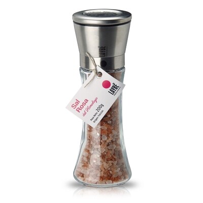 Sal rosa del Himalaya en molinillo LAYBÉ, 200 g.