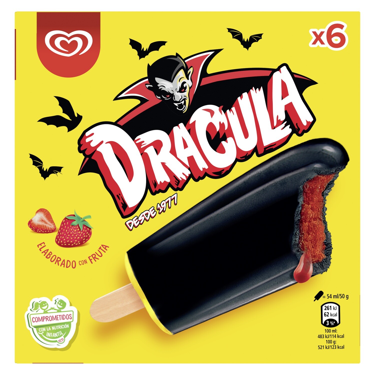Helados Drácula FRIGO 6 uds.