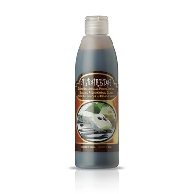 Crema balsámica al Pedro Ximénez ALBAREDA, botella de 250 ml.
