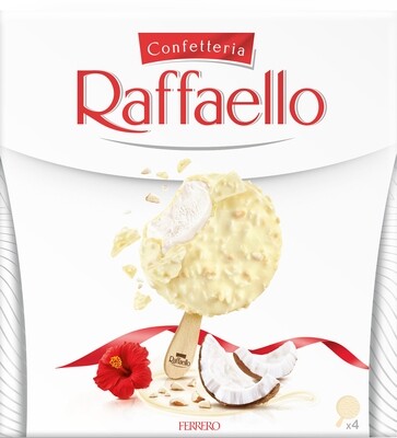 Bombón helado Ferrero coco RAFFAELLO 4 uds.