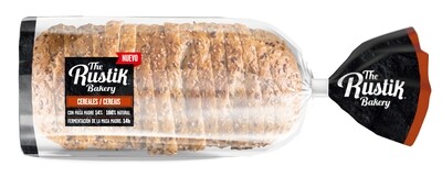 Hogaza de pan de masa madre cereales THE RUSTIK BAKERY 400 g.
