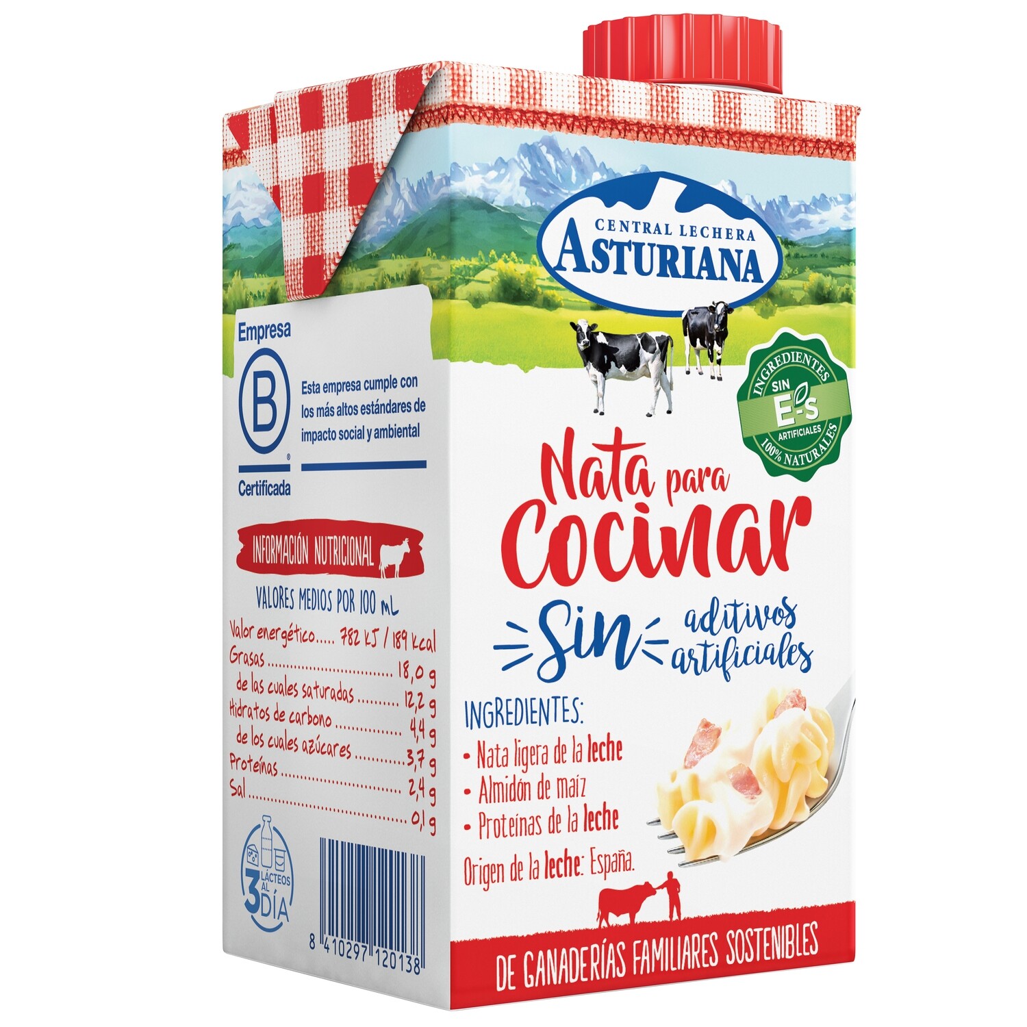 Nata para cocinar CENTRAL LECHERA ASTURIANA 500 ml.
