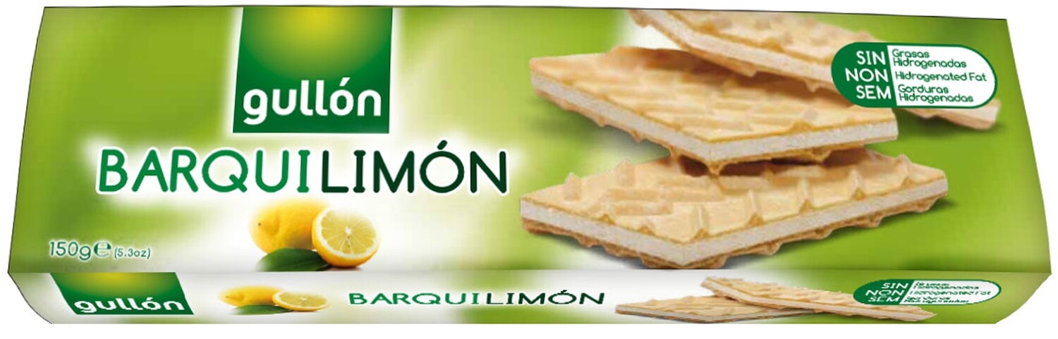 Galletas barquilimón GULLON 150 g.