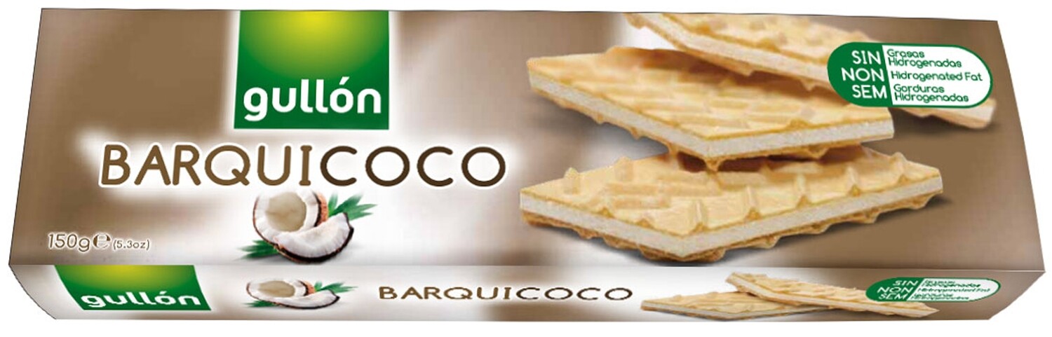 Galletas barquicoco GULLON 150 g.