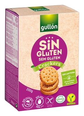 Galletas crackers sin gluten GULLON 200 g.