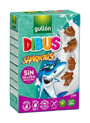 Galletas infantiles dibus sharkies GULLON 250 g.