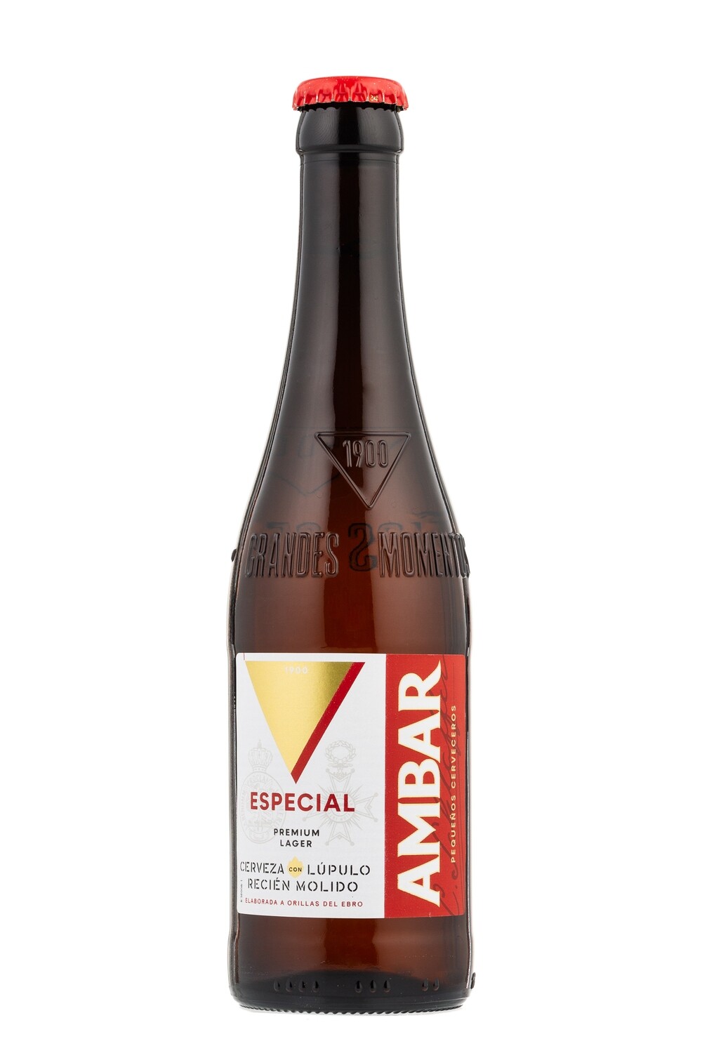 Cerveza especial AMBAR 33 cl.