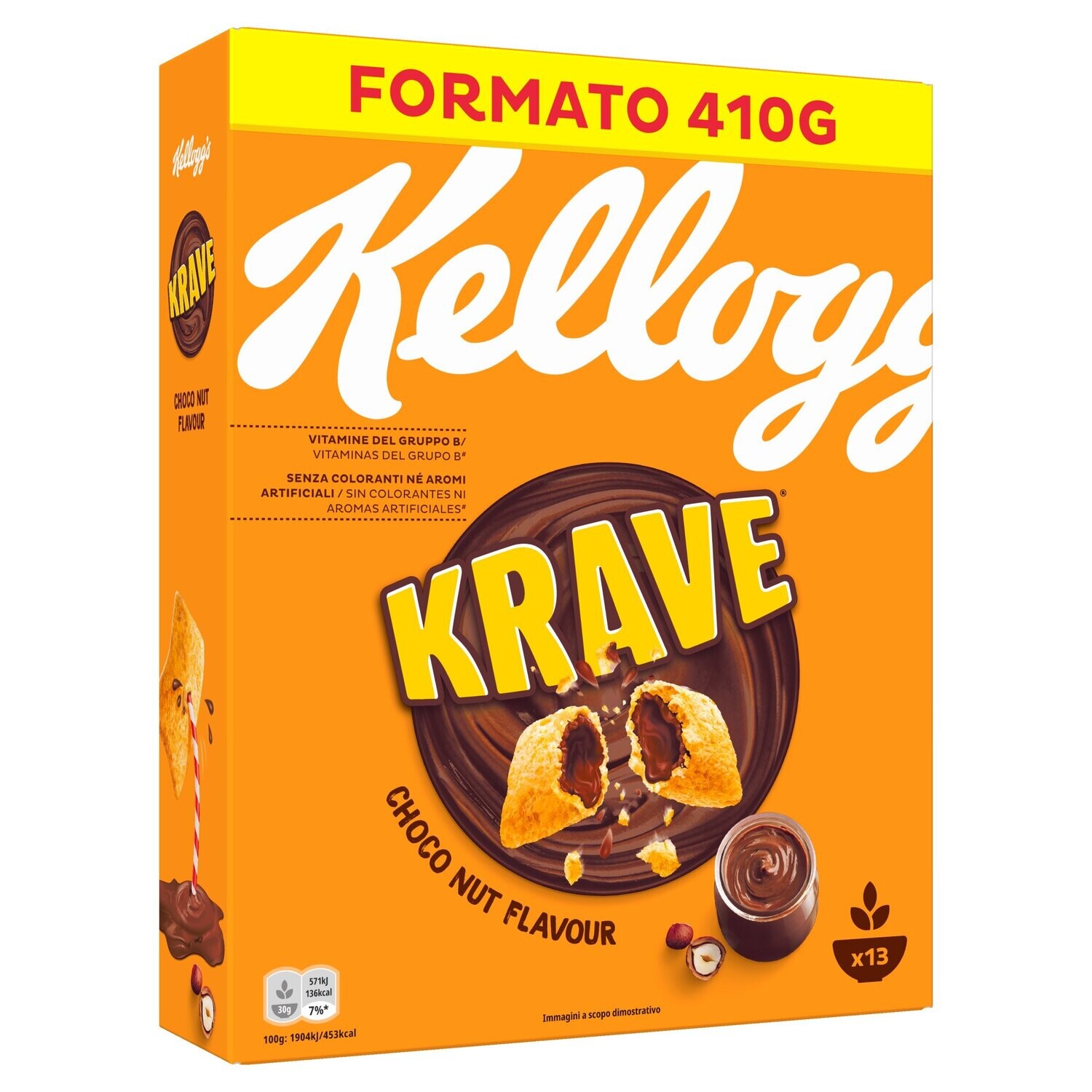 Cereales KELLOGG&#39;S krave choco nut 410 g.