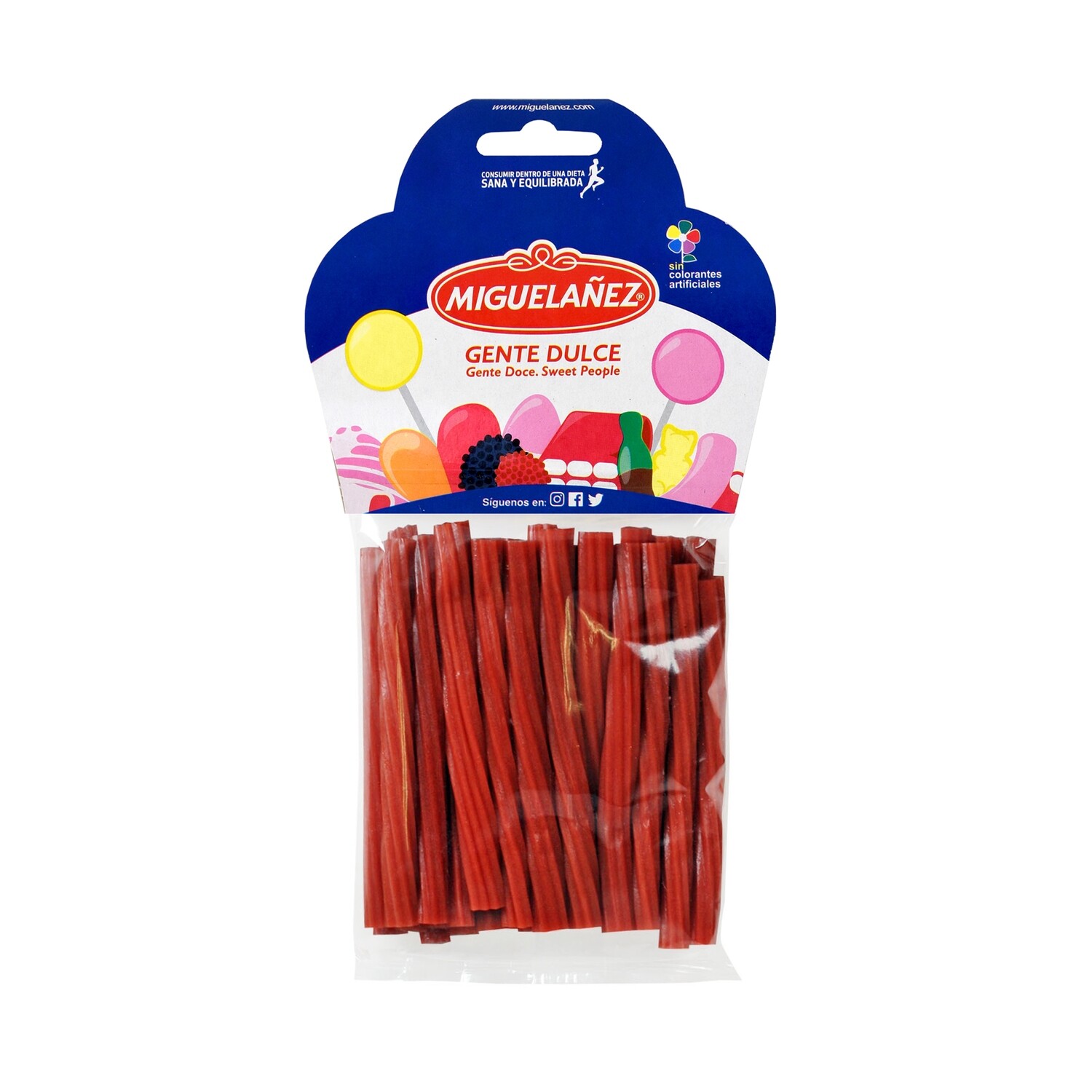 Regaliz rojo MIGUELAÑEZ 150 g.