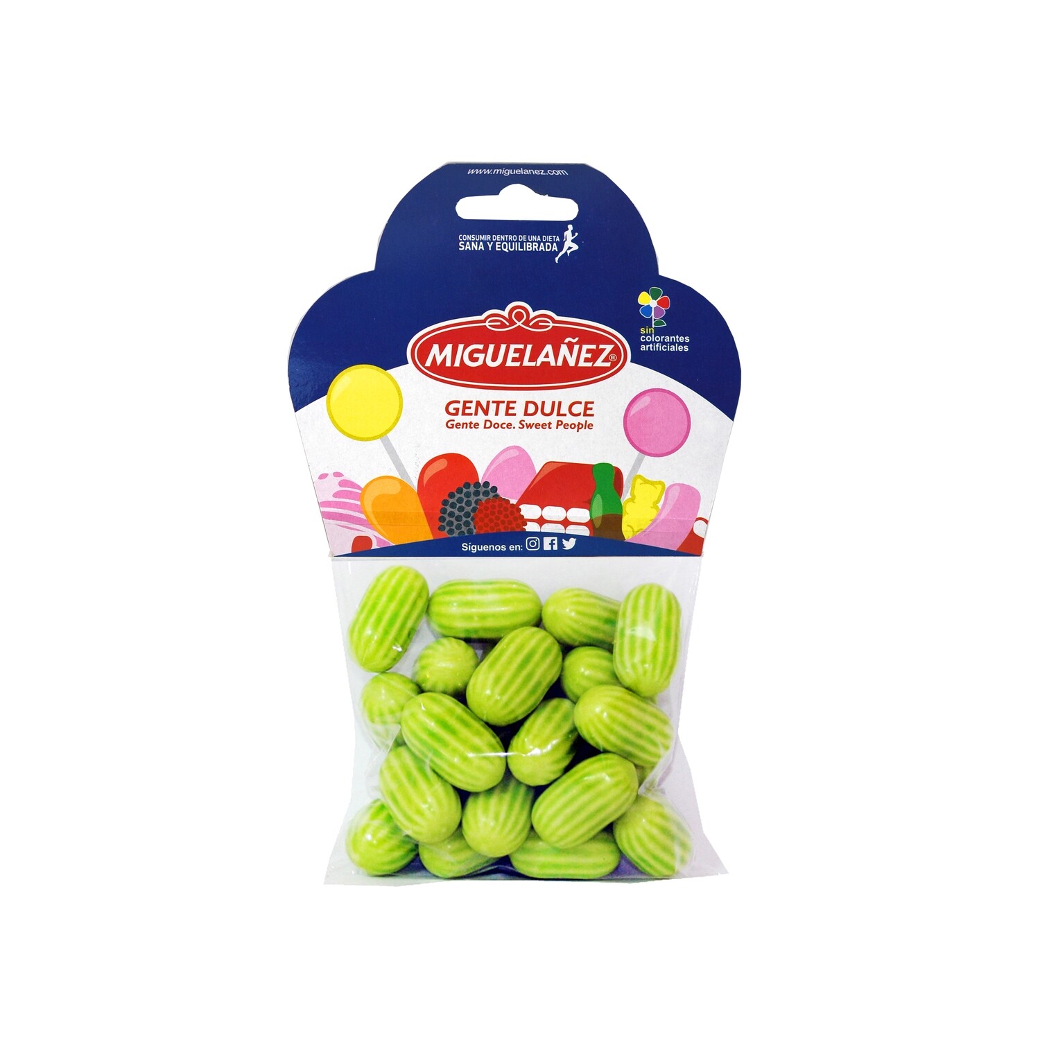 Chicle forma melón MIGUELAÑEZ 125 g.