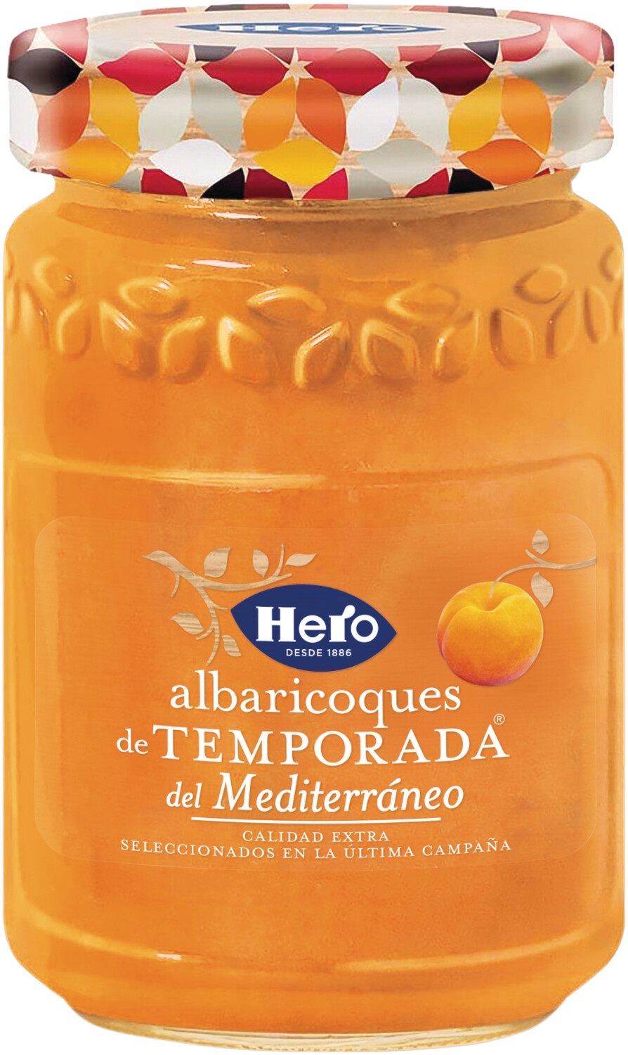Mermelada temp. albaricoque HERO 350 g.