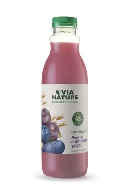 Zumo nature arándano, açai, avena AMC NATURAL DRINKS 750 ml.