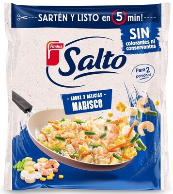 Arroz 3 delicias marisco FINDUS 500 gr.