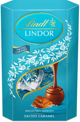 Bombones Lindor caramelo LINDT 200 g.