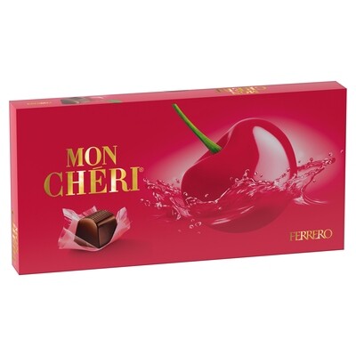 Bombones mon cheri caja 15 FERRERO 158 g.