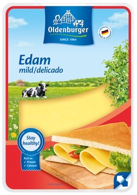 Queso lonchas edam OLDENBURGER TGT, 200 g.
