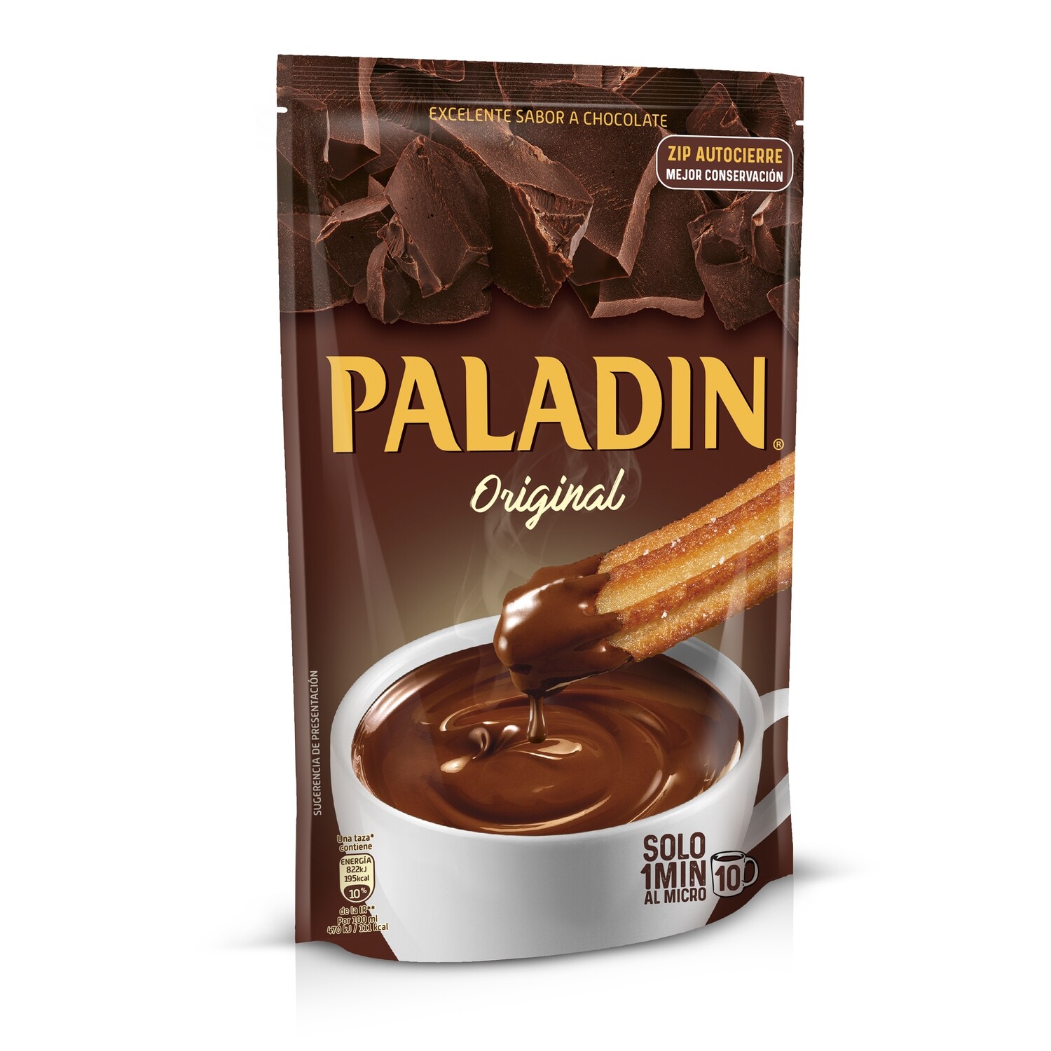 Chocolate PALADÍN original 340 g.