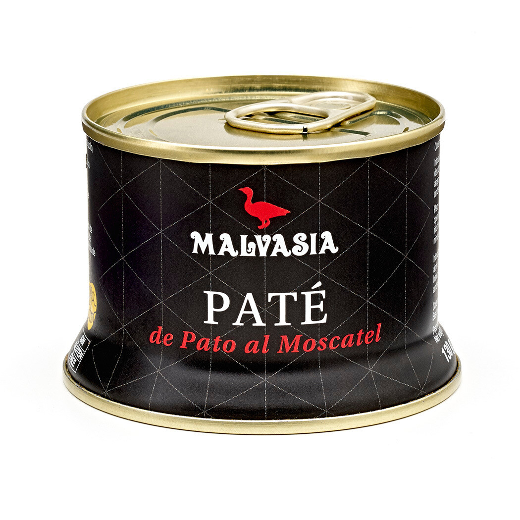 Paté de pato al moscatel MALVASIA 130 g.