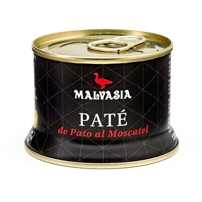 Paté de pato al moscatel MALVASIA 130 g.