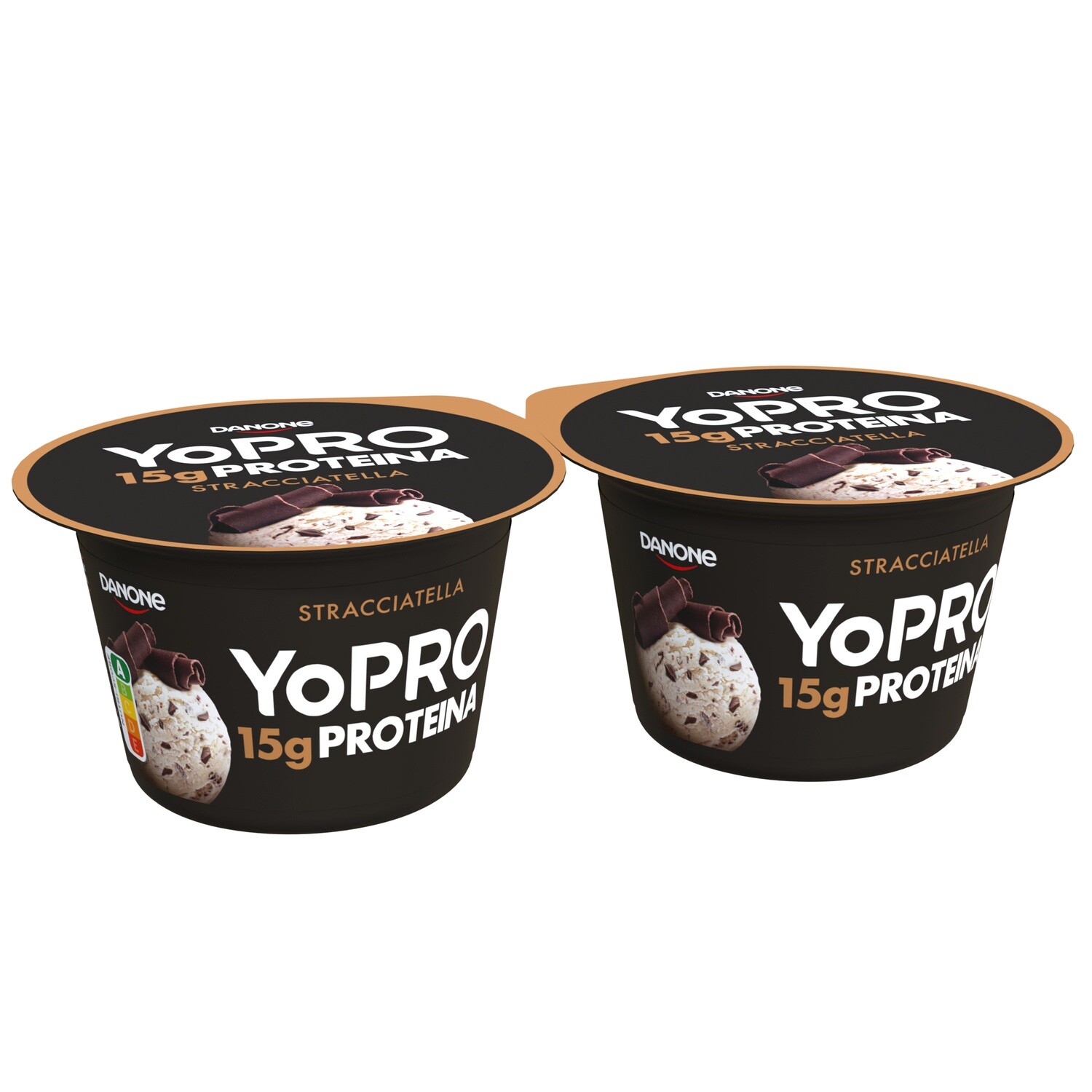 YOPRO 15 g. protein stracciatella DANONE 2 ud.