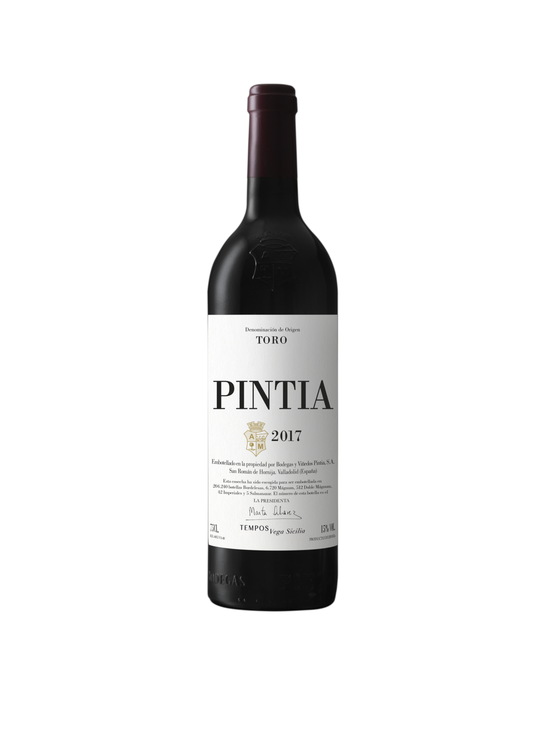 Vino tinto Vega Sicilia D.O.Toro PINTIA 75 cl.
