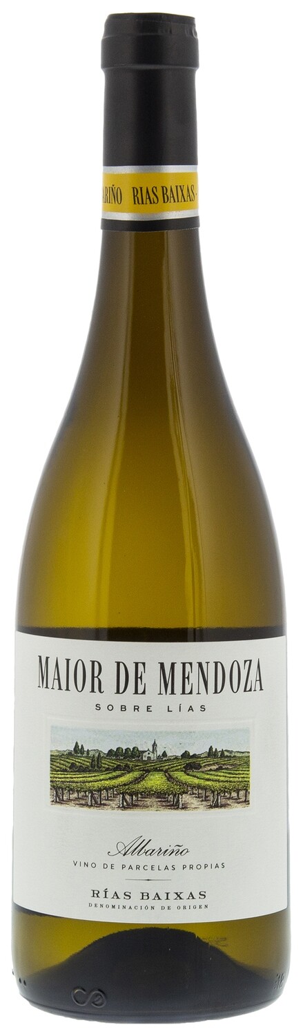 Vino blanco albariño D.O. Rías Baixas MAIOR DE MENDOZA, 75 cl.