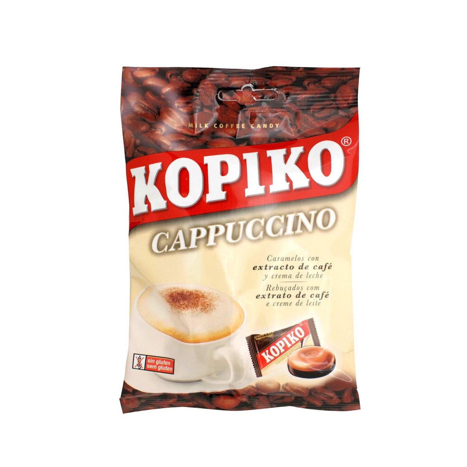 Caramelo duro con extracto de café y crema de leche kopiko sin gluten MIGUELAÑEZ 80 g.