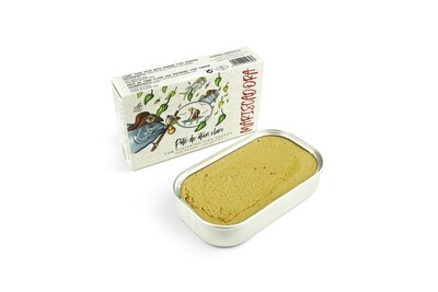 Paté de atún claro con pimientos tipo padrón MARISCADORA.