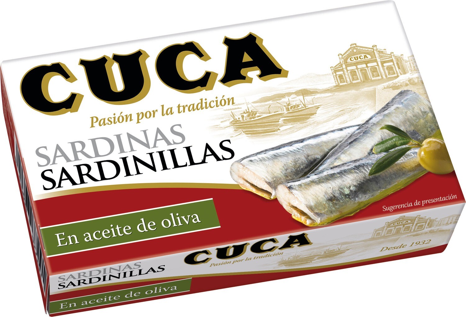 Sardinillas en aceite de oliva CUCA 90 g.
