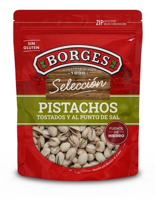 Pistachos tostados y al punto de sal BORGES 80 g.