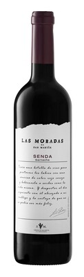 Vino tinto garnacha vegano D.O.Vinos de Madrid SENDA LAS MORADAS DE SAN MARTIN 75 cl.