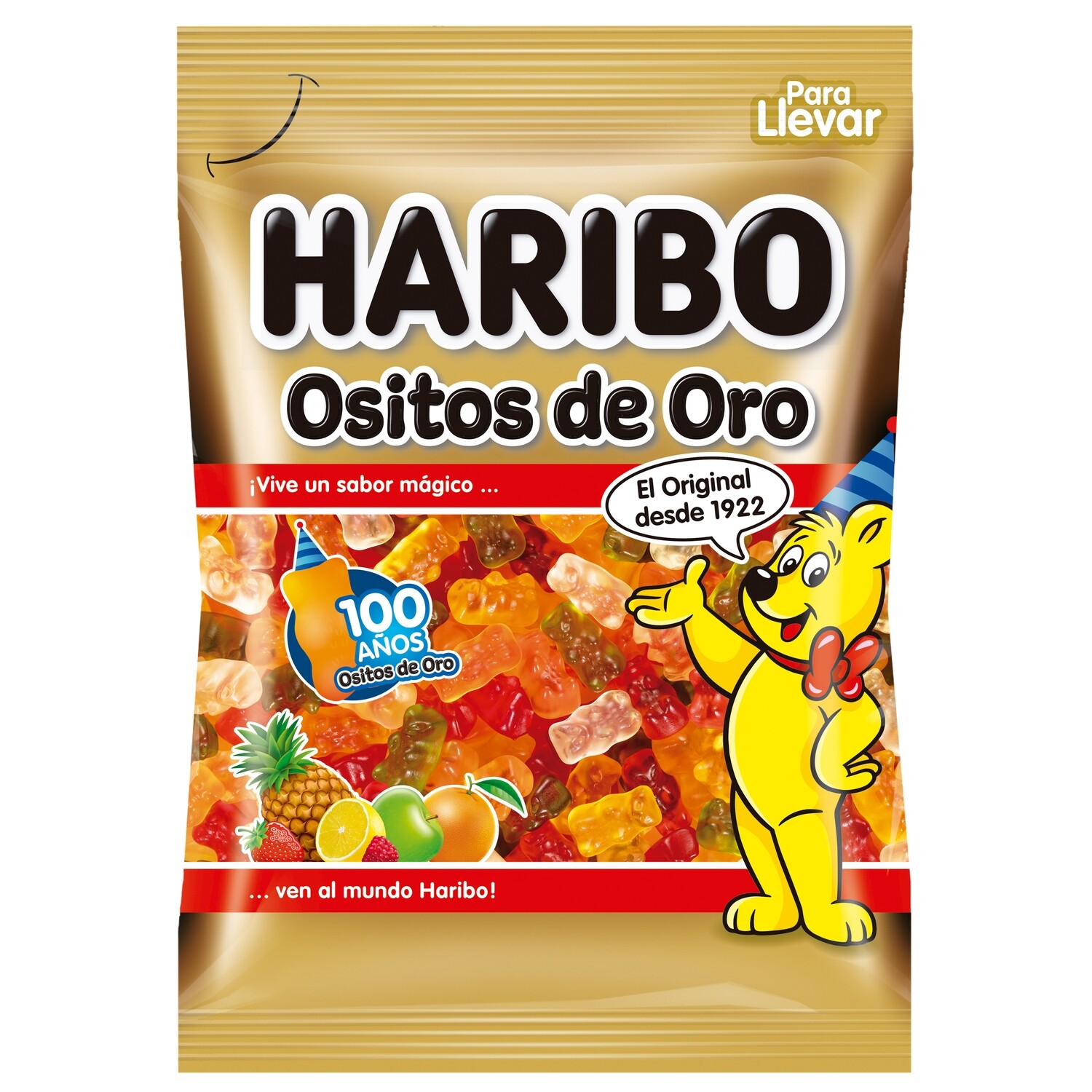 Gominolas ositos de oro HARIBO 100 g.
