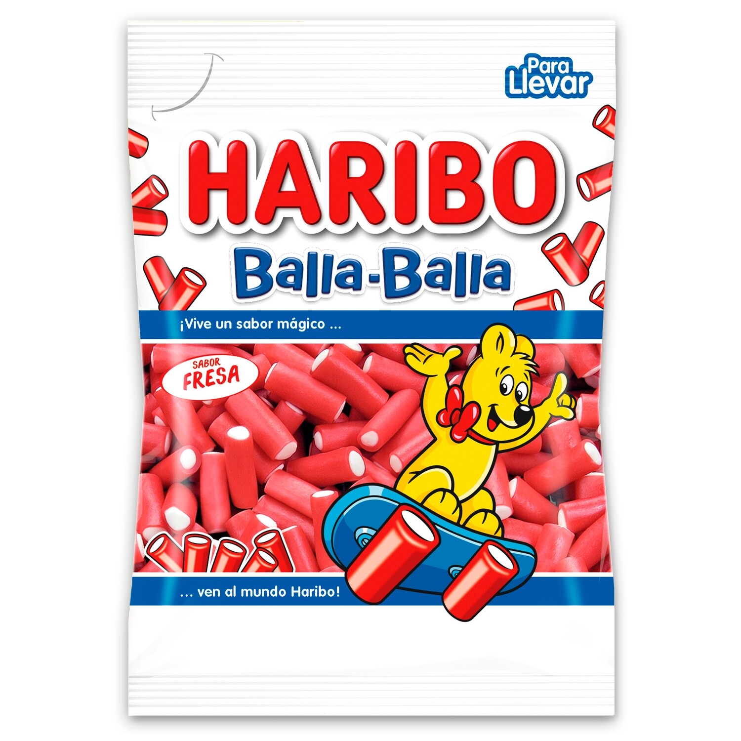 Gominolas Balla-Balla fresa HARIBO 100 g.