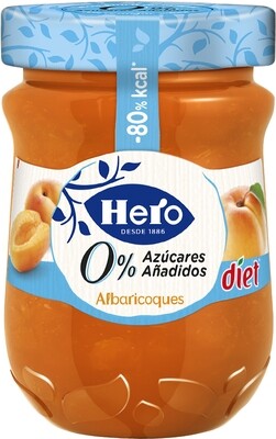 Mermelada de albaricoque HERO DIET.