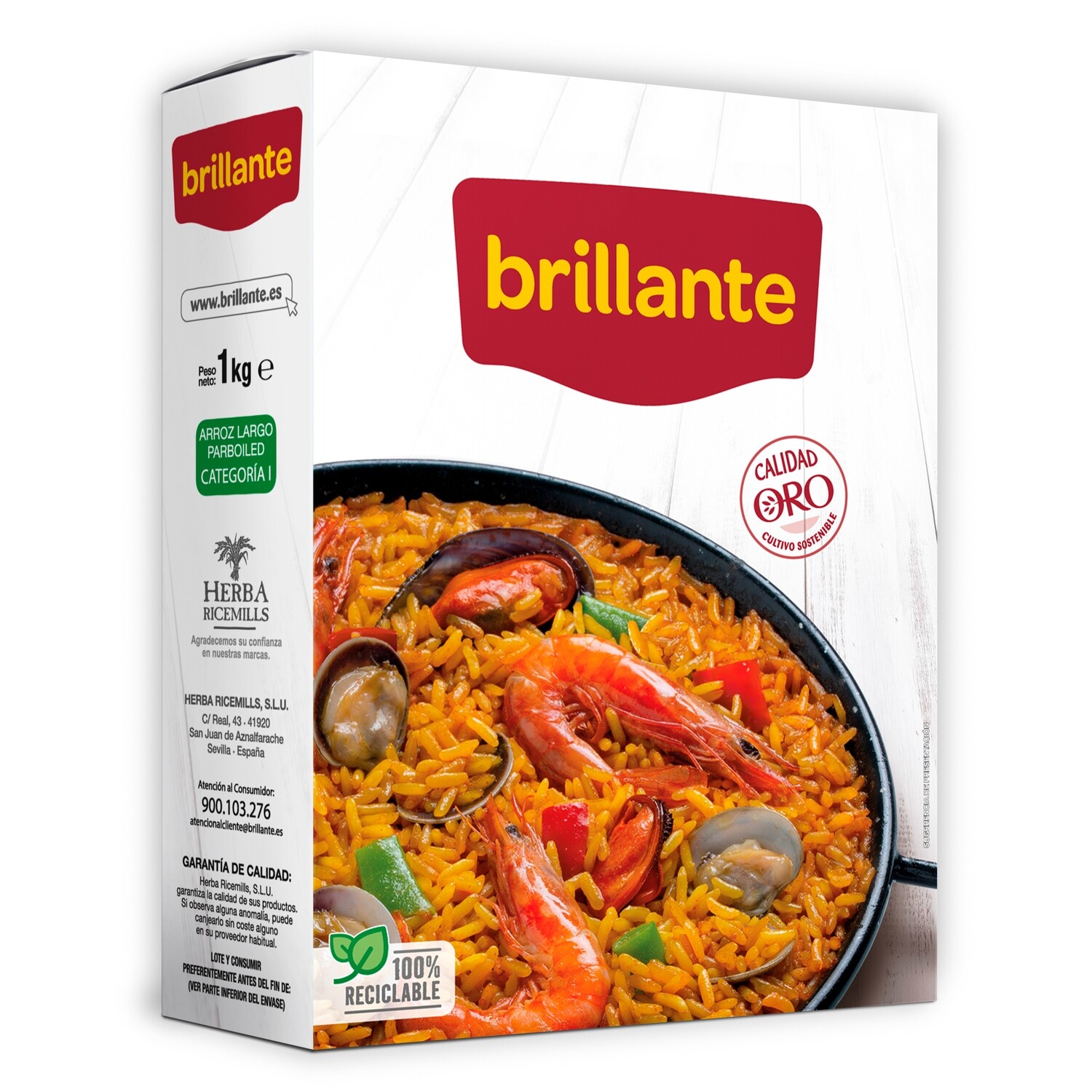 Arroz tradicional BRILLANTE.
