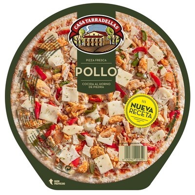 Pizza de pollo CASA TARRADELLAS.