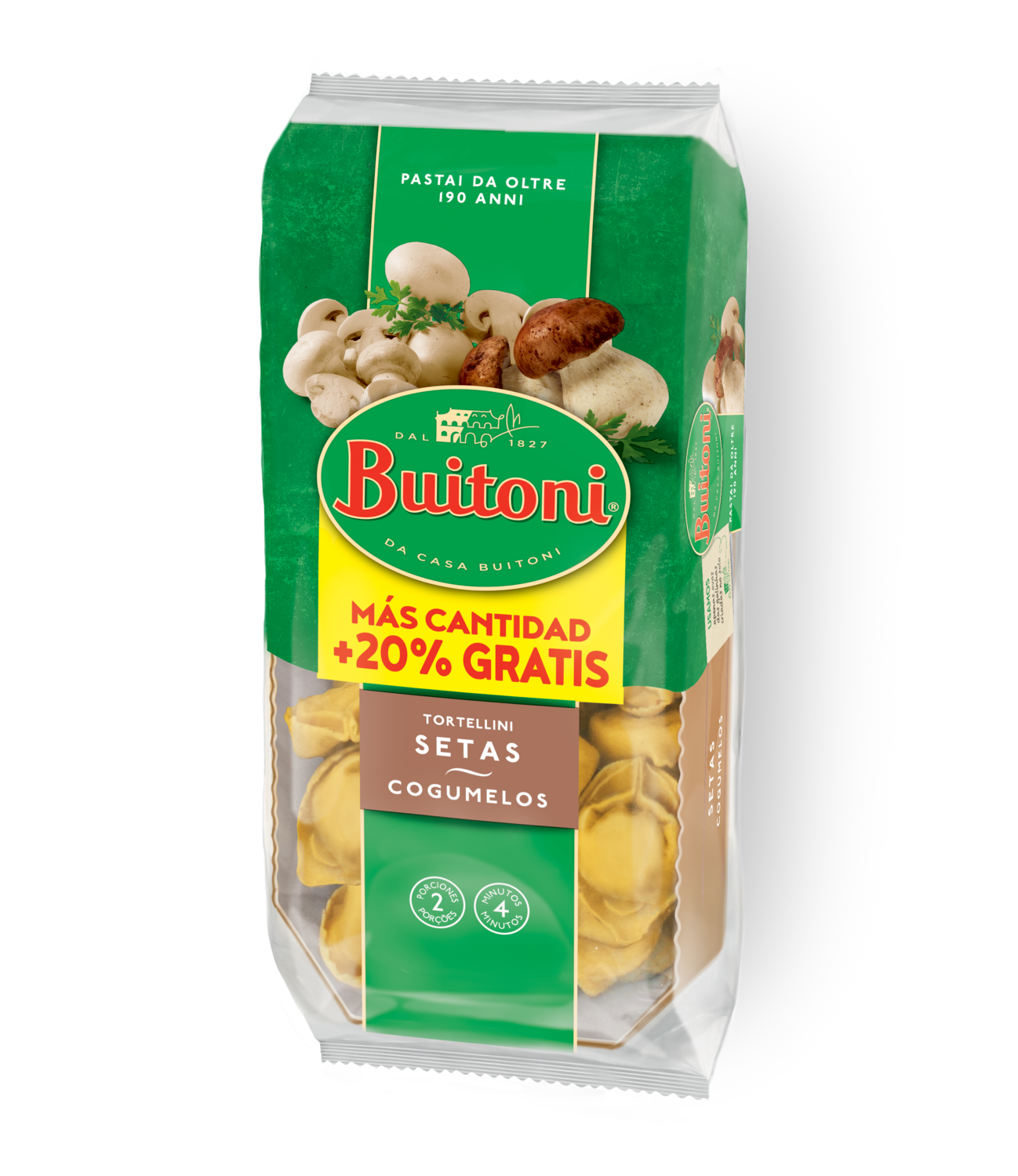 Tortellini de setas BUITONI.