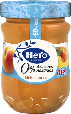 Mermelada de melocotón HERO DIET.