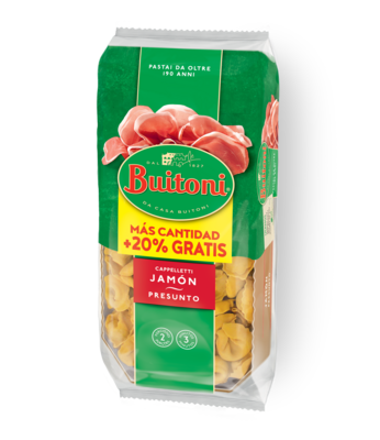 Capelleti de jamón BUITONI.