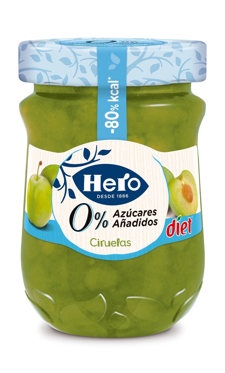 Mermelada de ciruela HERO DIET.